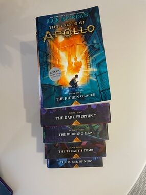 The Trials of Apollo 5 Book Set - Blue and Orange Cover